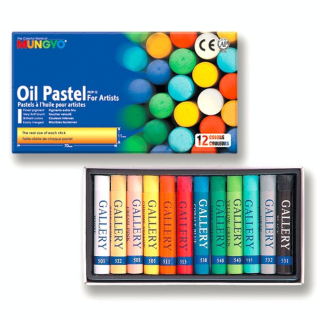 Boîte de 12 pastels à l'huile - Mungyo - Rougier et Plé