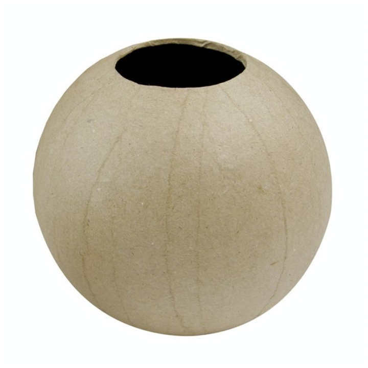 Vase boule en papier mâché 11 x 10,5 cm - Décopatch - Rougier et Plé
