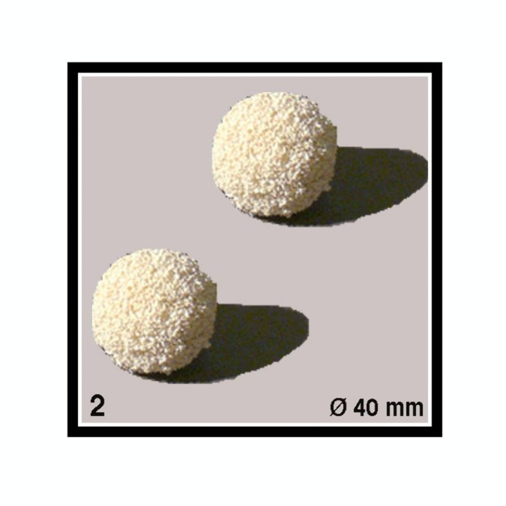 Boules éponge diamètre 40 mm - Schulcz - Rougier et Plé