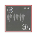 Silhouette de personnage transparente debout 1 : 25 - Schulcz - Rougier et Plé