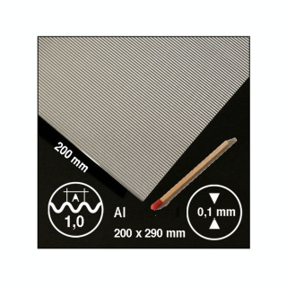 Tôle ondulée en aluminium motif 1 mm - Schulcz - Rougier et Plé