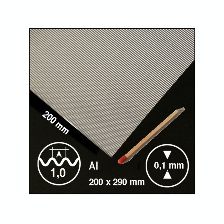 Tôle ondulée en aluminium motif 1 mm - Schulcz - Rougier et Plé