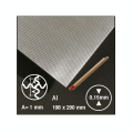 Tôle ondulée 2 sens en aluminium motif 1 mm - Schulcz - Rougier et Plé