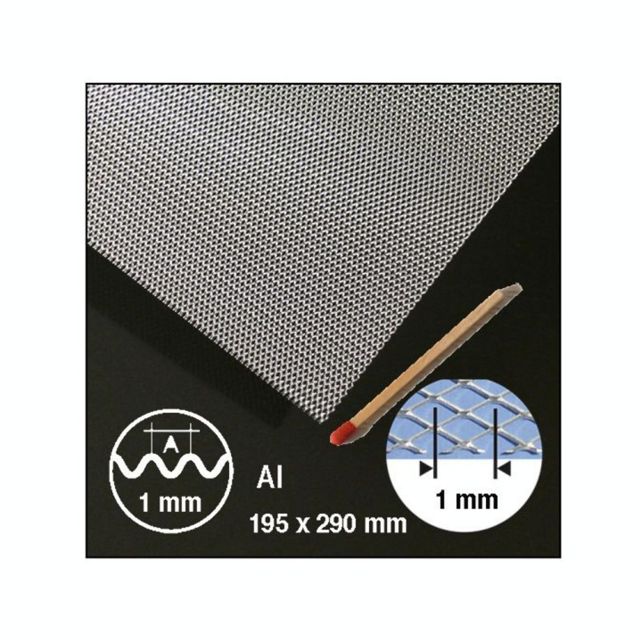 Plaque de métal déployée ondulée motif 1 mm - Schulcz - Rougier et Plé