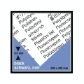Plaque de plastique noire opaque 40 x 50 cm ep. 0,5 mm - Schulcz - Rougier et Plé