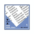 Plaque de plastique blanc. 19 x 29 cm ep. 1,5 mm - Schulcz - Rougier et Plé