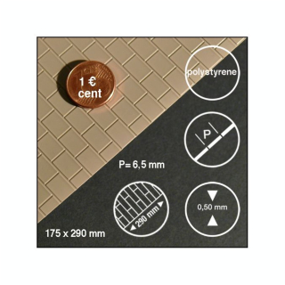 Ardoise hauteur 6,5 mm 1 : 50 - 20 6,5 - Schulcz - Rougier et Plé