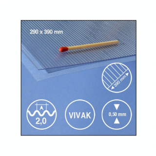 Tôle ondulée motif 2 mm - Schulcz - Rougier et Plé