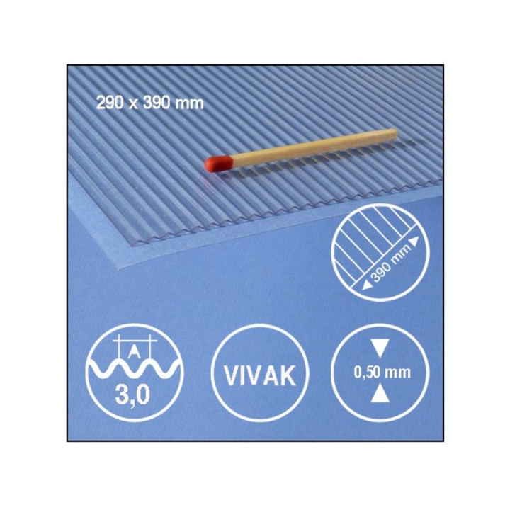 Tôle ondulée motif 3 mm - Schulcz - Rougier et Plé
