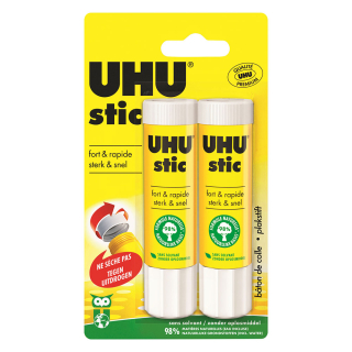 Bâton de colle 21 g par 2 - Uhu - Rougier et Plé