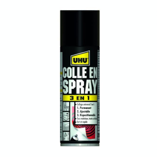 Colle 3 en 1 en spray 200mL - Uhu - Rougier et Plé
