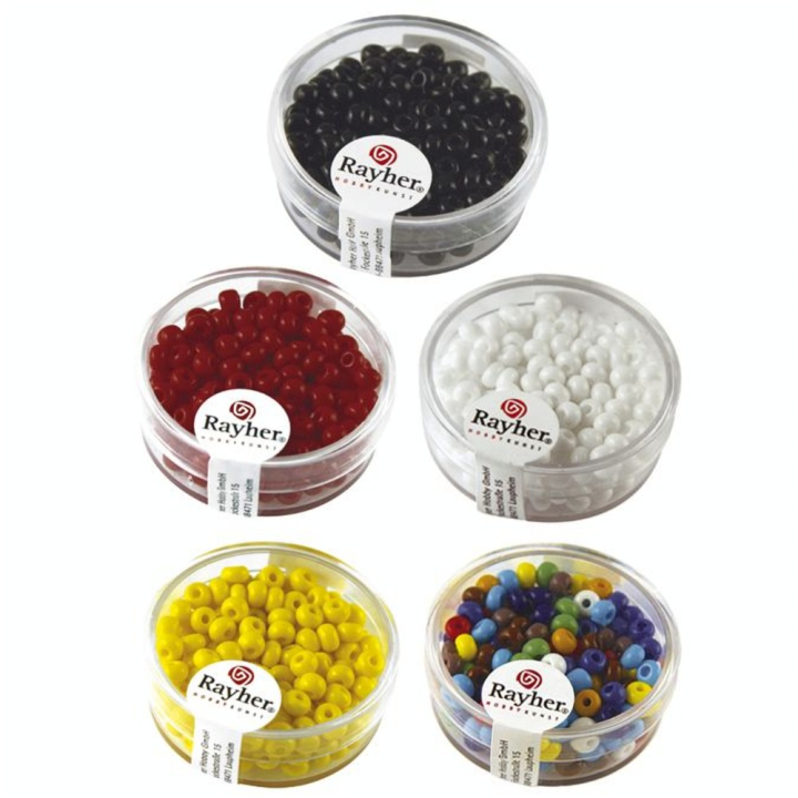 Perles de rocaille indiennes 4,5 mm - Rayher - Rougier et Plé