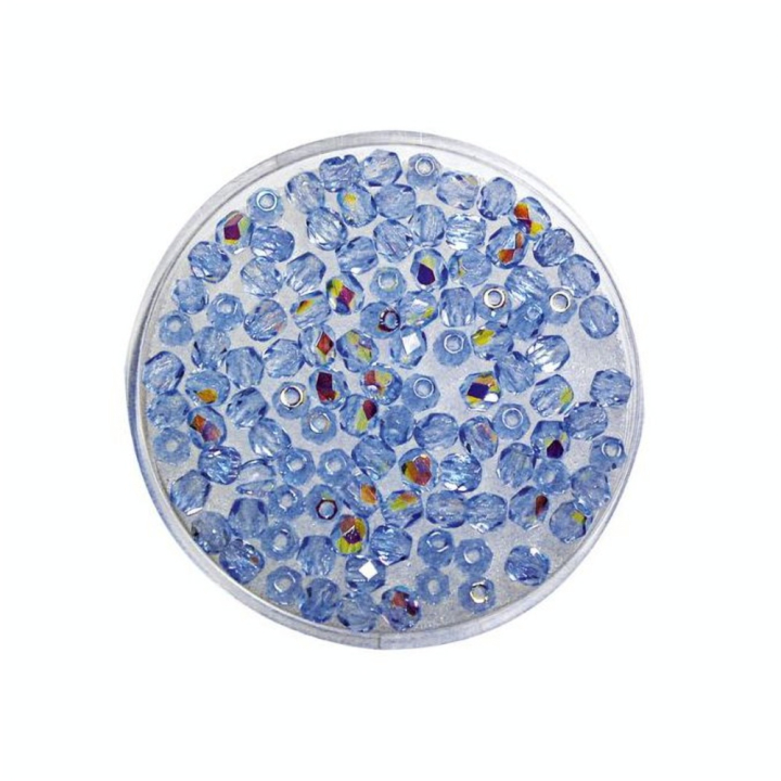Perles facettées 6 mm en verre dépoli - Rayher - Rougier et Plé