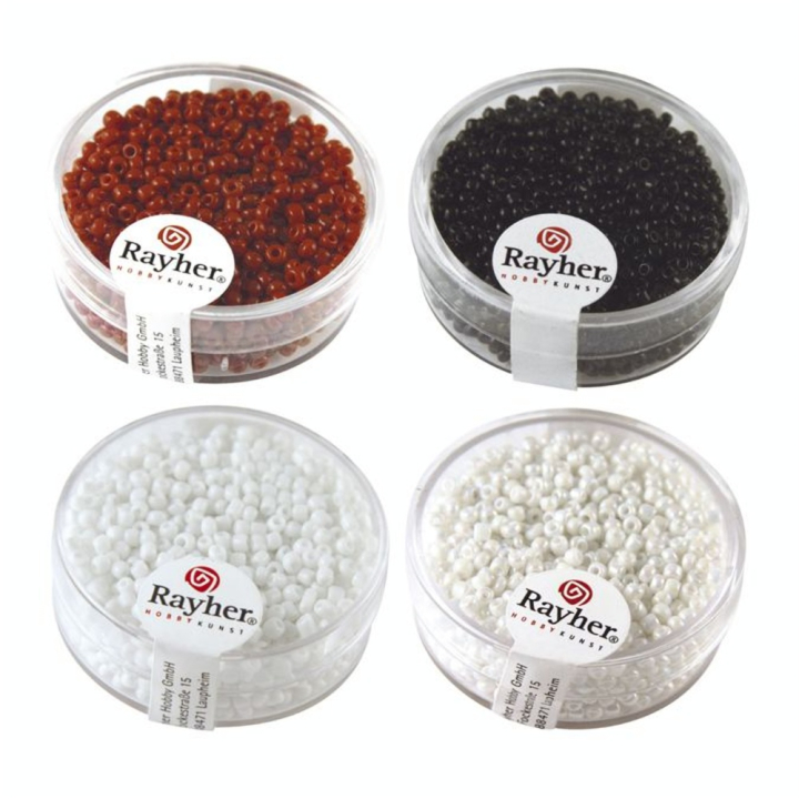 Perles de rocaille 2 mm opaques - Rayher - Rougier et Plé