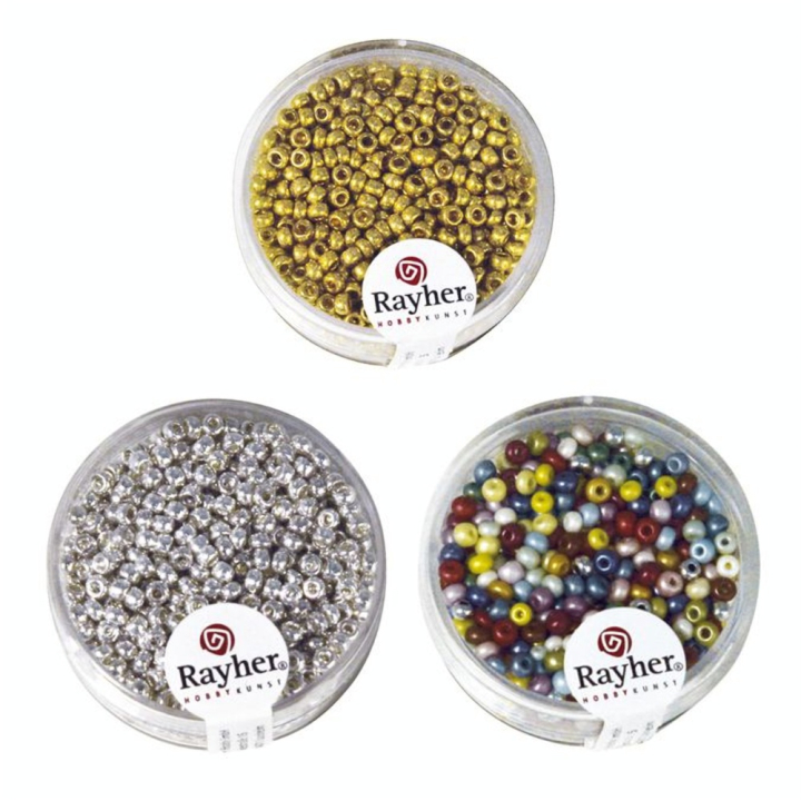 Perles de rocaille 2,6 mm nacrées - Rayher - Rougier et Plé