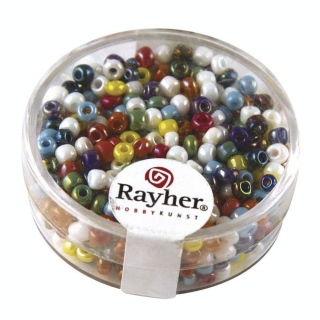 Perles de rocaille 2,6 mm opaques lustrées - Rayher - Rougier et Plé