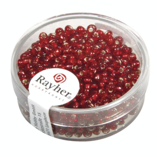 Perles de rocaille 2,6mm transparentes lustrées - Rayher - Rougier et Plé