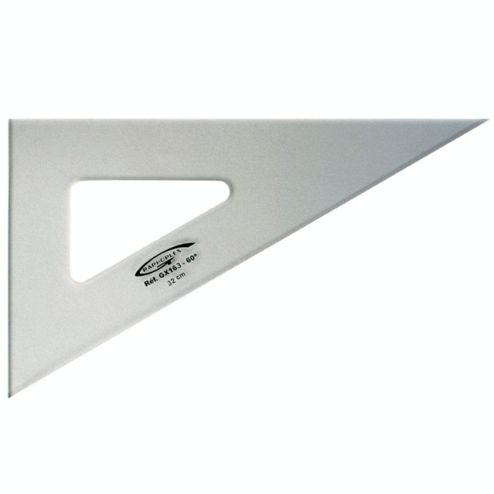 Equerre à bords droits 60 ° 32 cm - Graphoplex - Rougier et Plé