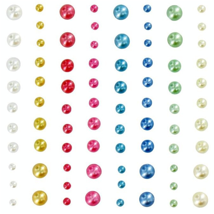 Strass autocollants couleurs assorties 80 pièces - Artemio - Rougier et Plé