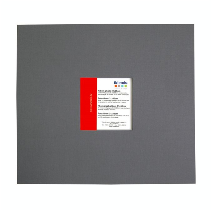 Album gris anthracite 30x30cm - Artemio - Rougier et Plé