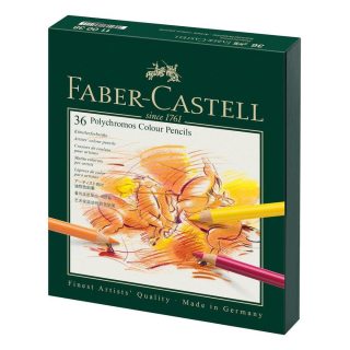 Coffret Studio de 36 crayons de couleurs Polychromos - Faber-Castell - Rougier et Plé