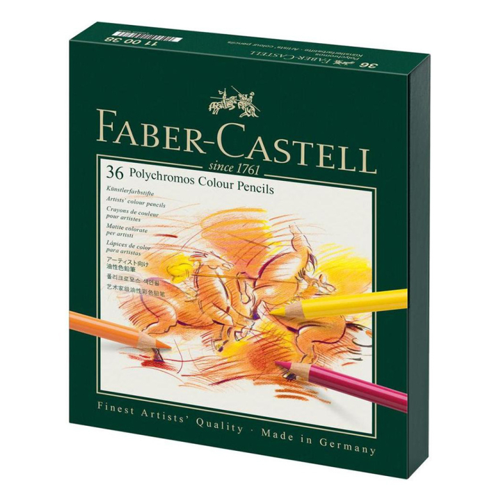 Coffret Studio de 36 crayons de couleurs Polychromos - Faber-Castell - Rougier et Plé