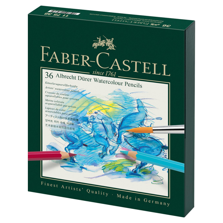 Crayon aquarellable Albrecht Dürer - Boite Studio 36 couleurs - Faber-Castell - Rougier et Plé
