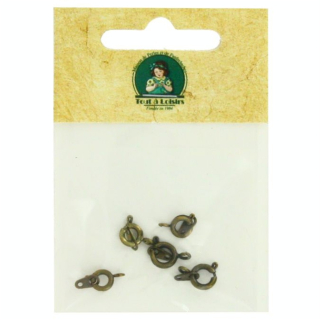 Fermoirs à ressort 5 et 7mm bronze - Tout à Loisirs - Rougier et Plé