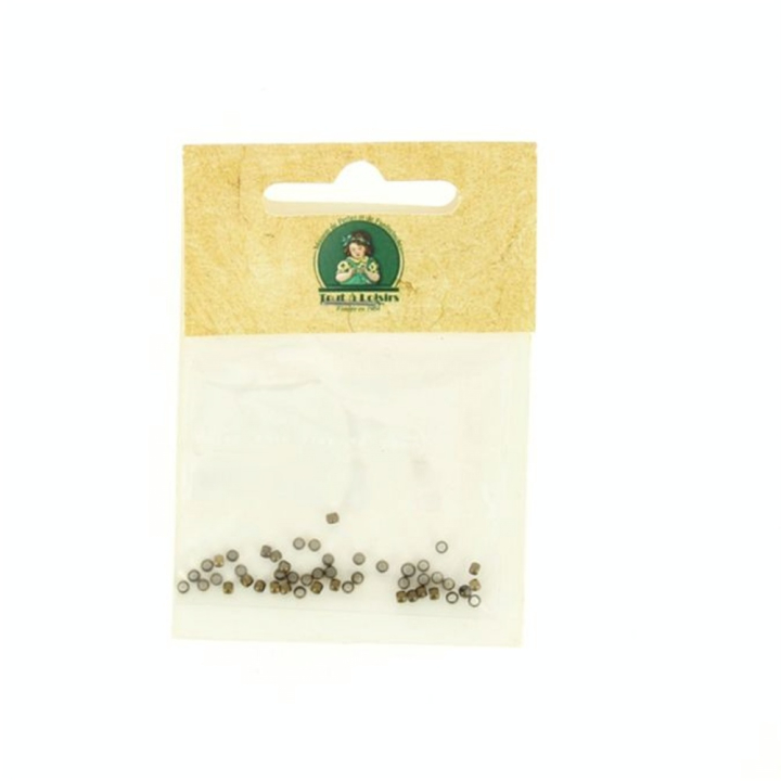 Perles à écraser 2mm bronze - Tout à Loisirs - Rougier et Plé
