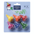 Crayons à la cire empilables pour bébé 6 pièces - Lefranc Bourgeois - Rougier et Plé