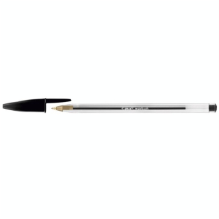 Stylo à bille cristal noir medium - Bic - Rougier et Plé