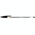 Stylo à bille cristal noir medium - Bic - Rougier et Plé