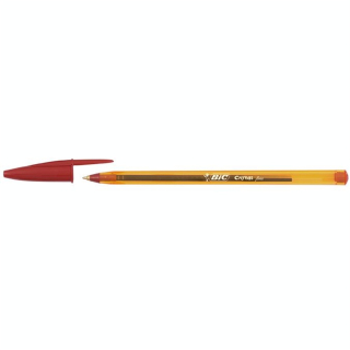 Stylo à bille cristal rouge fin - Bic - Rougier et Plé