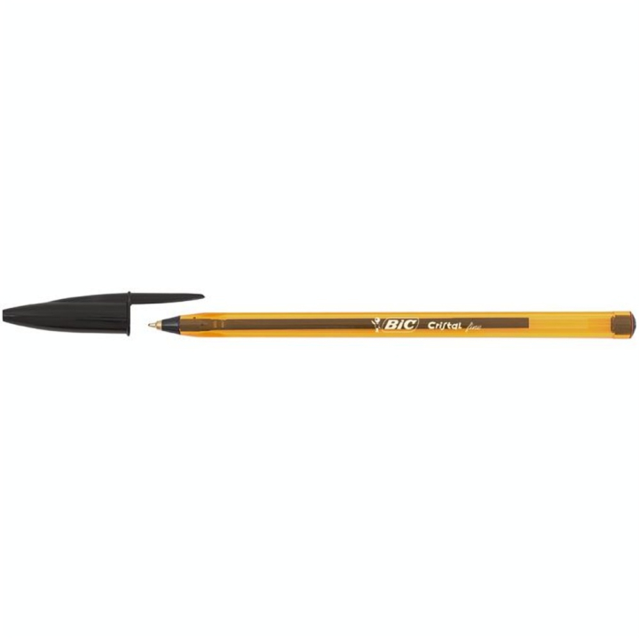 Stylo à bille cristal noir fin - Bic - Rougier et Plé