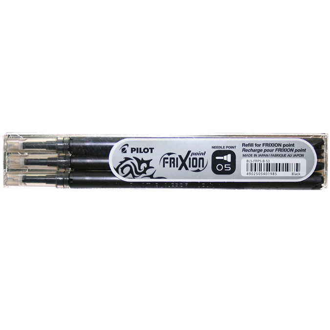 Recharges d'encre noire pour FriXion Point par 3 - Pilot - Rougier et Plé