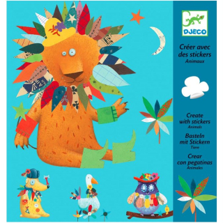 Planche d'autocollants pour les touts petits 1000 stickers - Djeco - Rougier et Plé