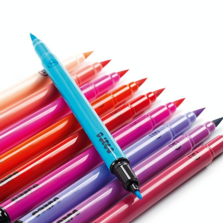 Feutre pinceaux 10 pcs Sweet - Djeco - Rougier et Plé