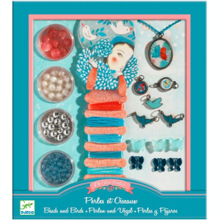 Coffret de création de bijoux Perles et oiseaux - Djeco - Rougier et Plé