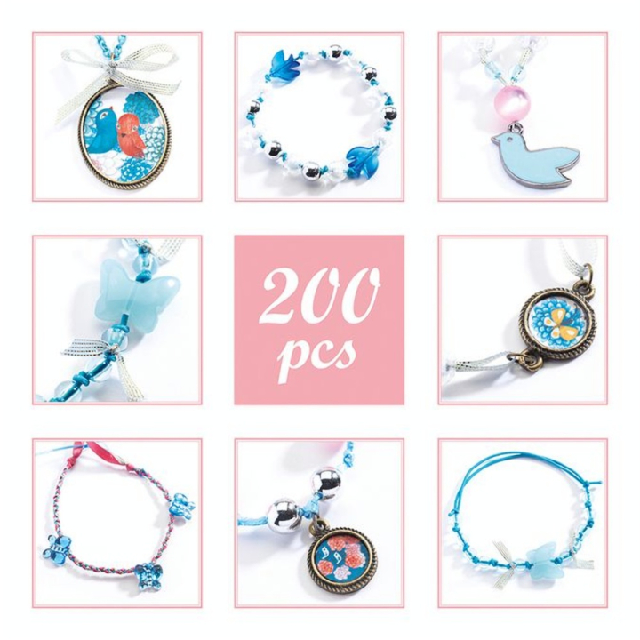 Coffret de création de bijoux Perles et oiseaux - Djeco - Rougier et Plé