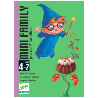 Jeu de cartes 7 familles Mini family - Djeco - Rougier et Plé