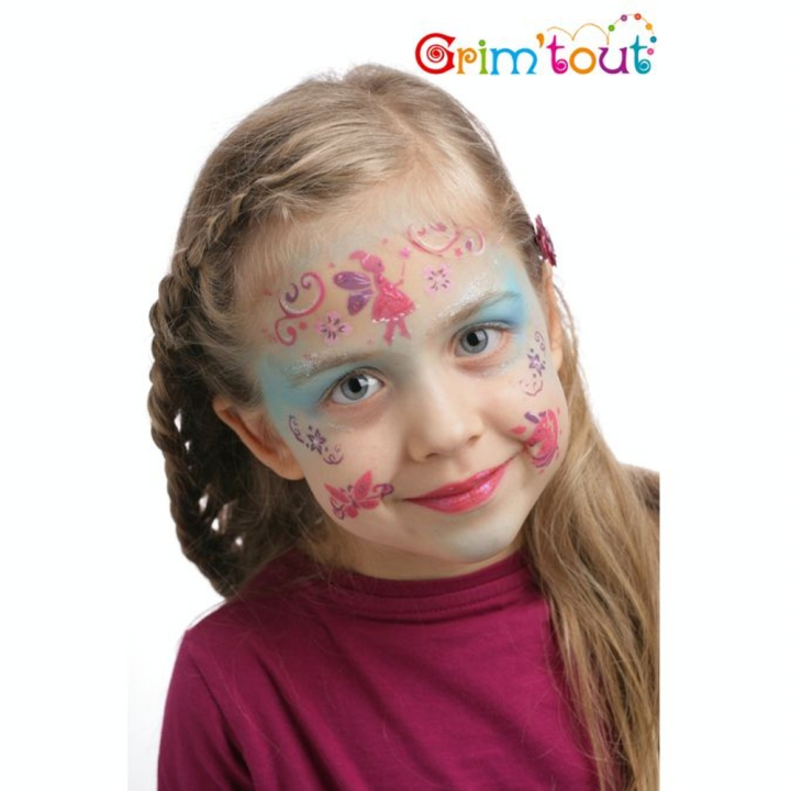 Pochoir de maquillage Féérie 9 motifs - Grim'Tout - Rougier et Plé
