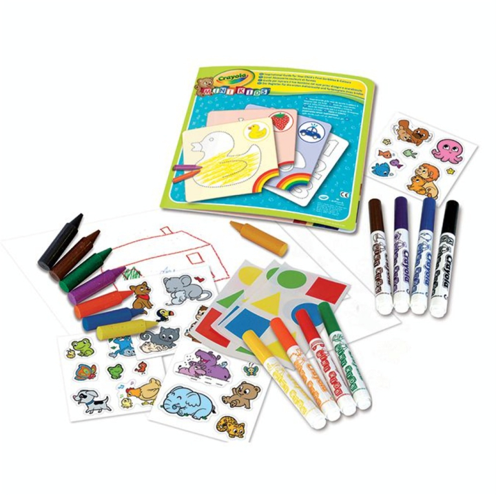 Coffret de coloriage et gommettes 1er âge - Crayola - Rougier et Plé