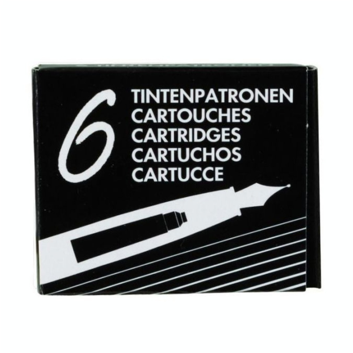 Boîte de 6 cartouches noires courtes - Carpentras - Rougier et Plé