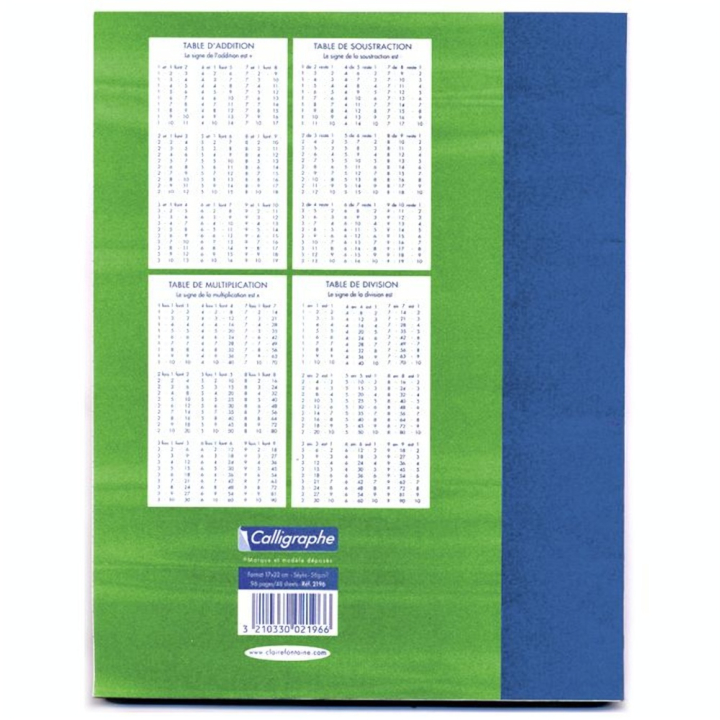 Cahier de brouillon 17x22 cm - Clairefontaine - Rougier et Plé