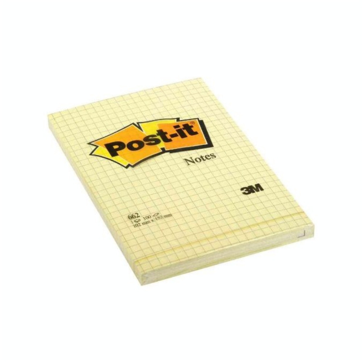 Bloc Post'it quadrillé 102 x 152 mm - 3M - Rougier et Plé