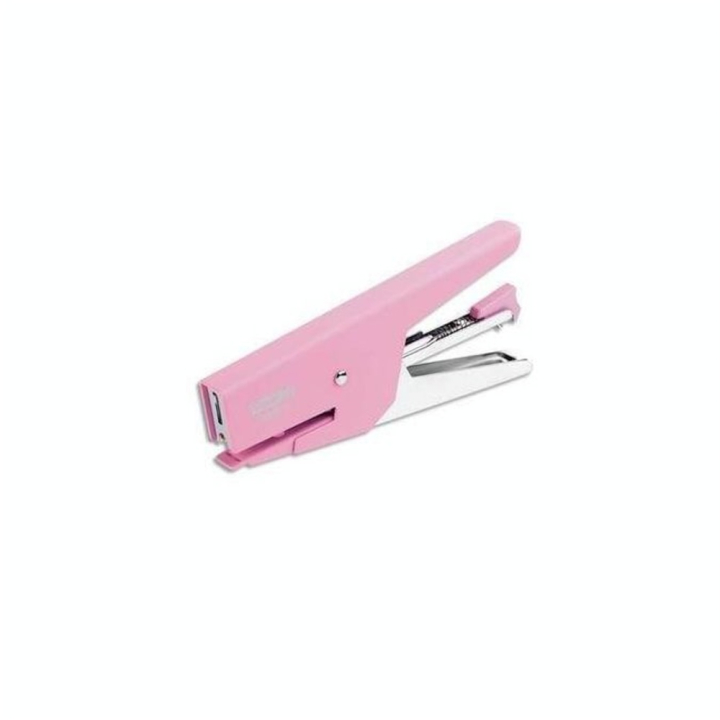 Agrafeuse pince bébé 58 soft grip rose - Rapid - Rougier et Plé