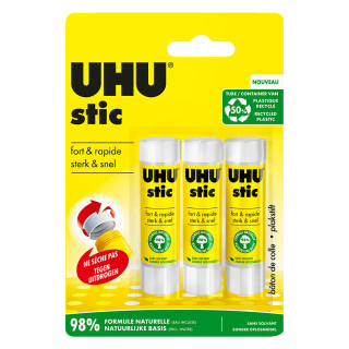 Lot de 3 sticks de colle 8,2 g - Uhu - Rougier et Plé