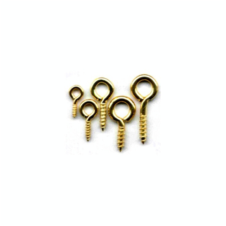 Piton pour cadre en acier laitonné 2,4 x 12 mm par 14 - CiviC - Rougier et Plé