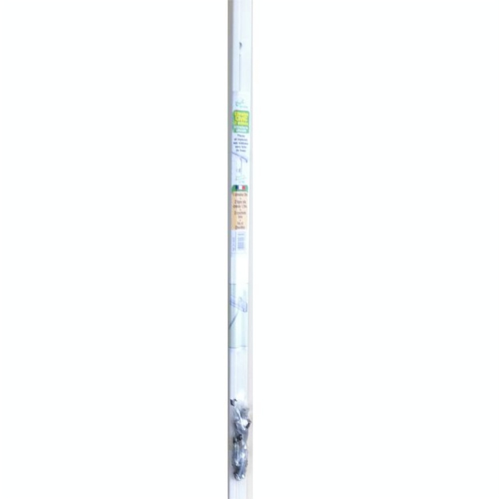 Cimaise en alu. anodisé argent avec kit : 2 tiges + 2 crochets - CiviC - Rougier et Plé