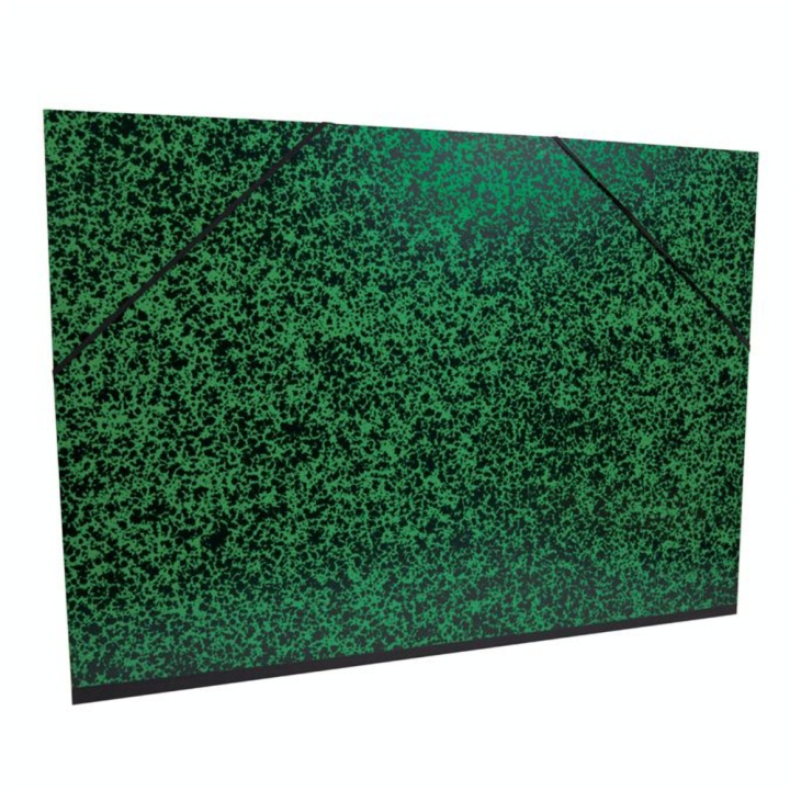 Carton à dessin Annonay vert à élastiques 52x72cm - Clairefontaine - Rougier et Plé